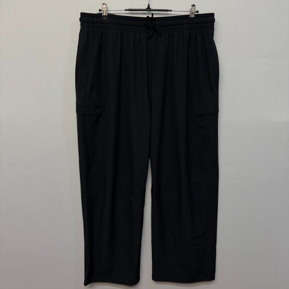 NWT Under Armour Men Woven Textured Cargo Pants XL X-Large Loose Fit D031 -8 - Picture 1 of 16